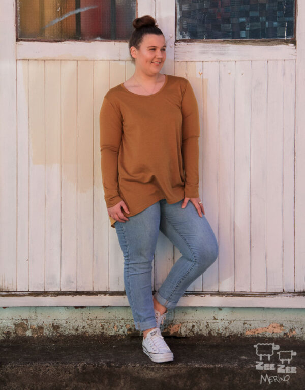 Willow long sleeve merino top