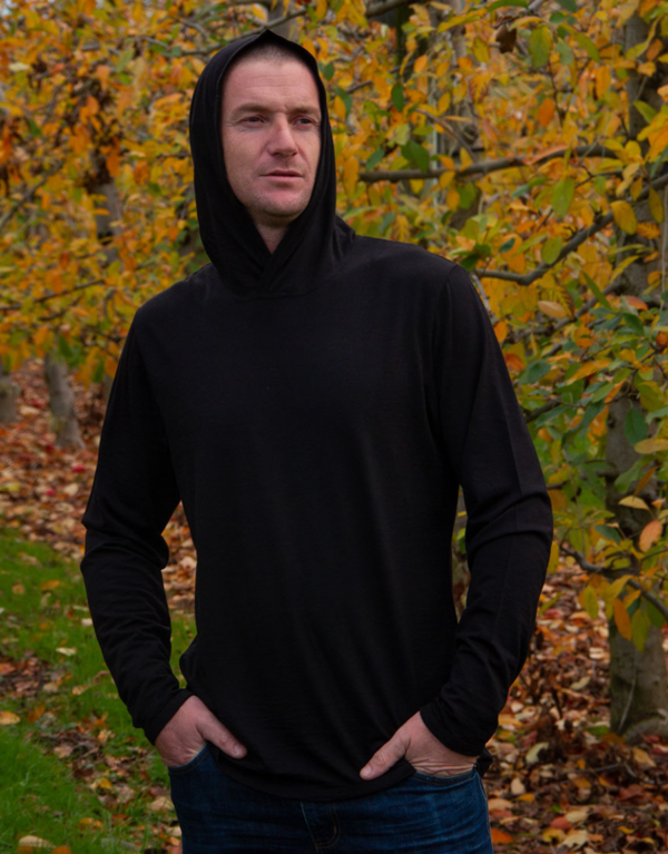 Men's merino hoodie