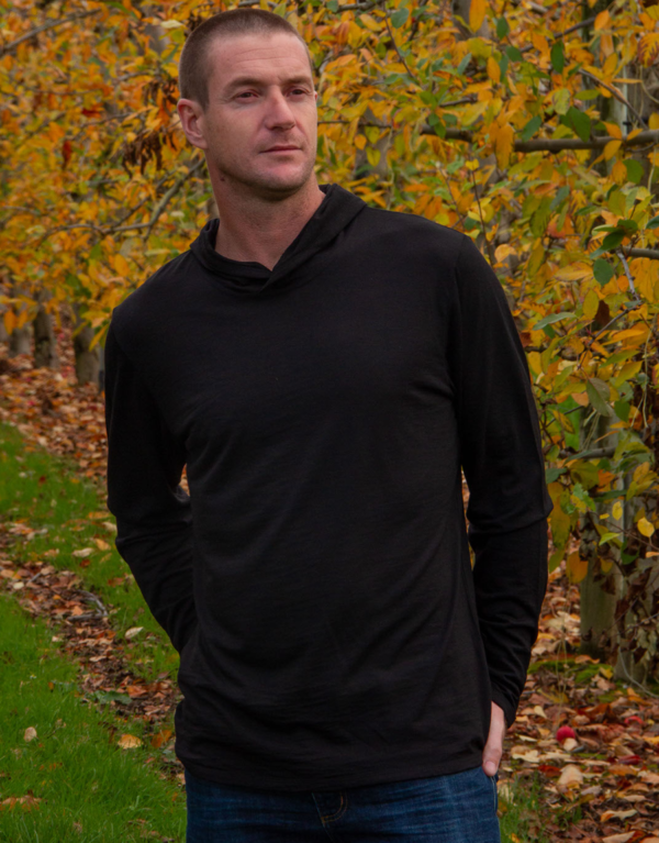 Men's merino hoodie