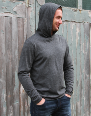 Men's merino hoodie