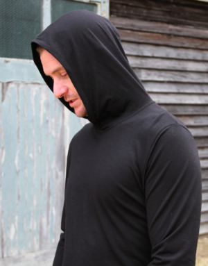 Men's merino hoodie