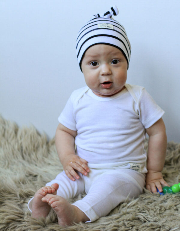 Baby merino knotted beanie