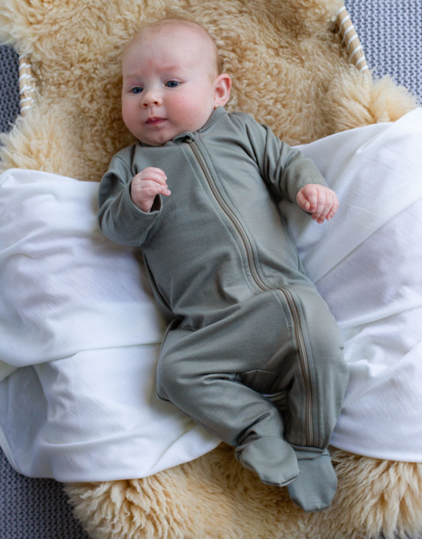 Baby merino onesie