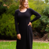Merino Taurus Dress - Black