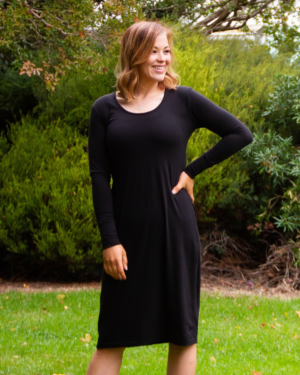 Merino Taurus Dress - Black