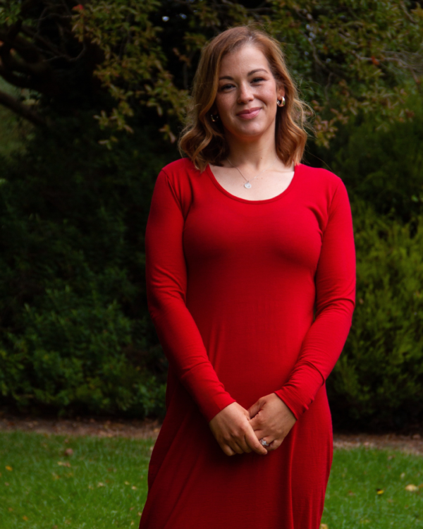 Merino Taurus Dress - Red