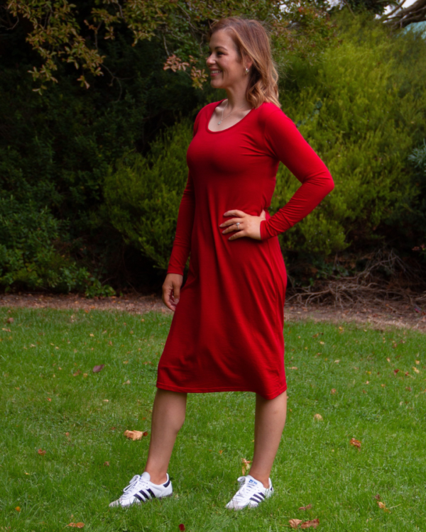 Taurus merino midi dress - Image 4